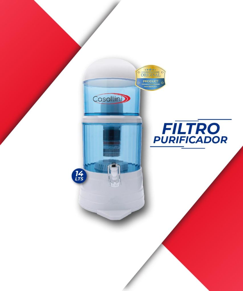 Filtro Purificador De Agua Con Dispensador CA 14L – Casallini